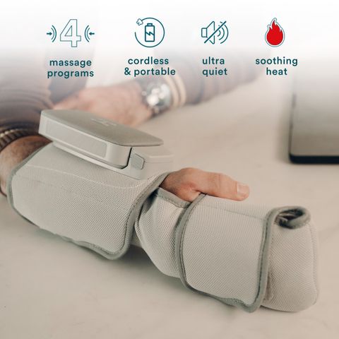 Bao Massage Khí Nén Quấn Cổ Tay HoMedics SR-CMH10H - Thiết Bị Massage Trị Liệu Hỗ Trợ Phục Hồi, Đau Nhức, Có Nhiệt Độ Điều Chỉnh